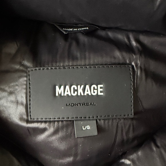 Mackage Black Wool Coat with Belt - Picture 9 of 17